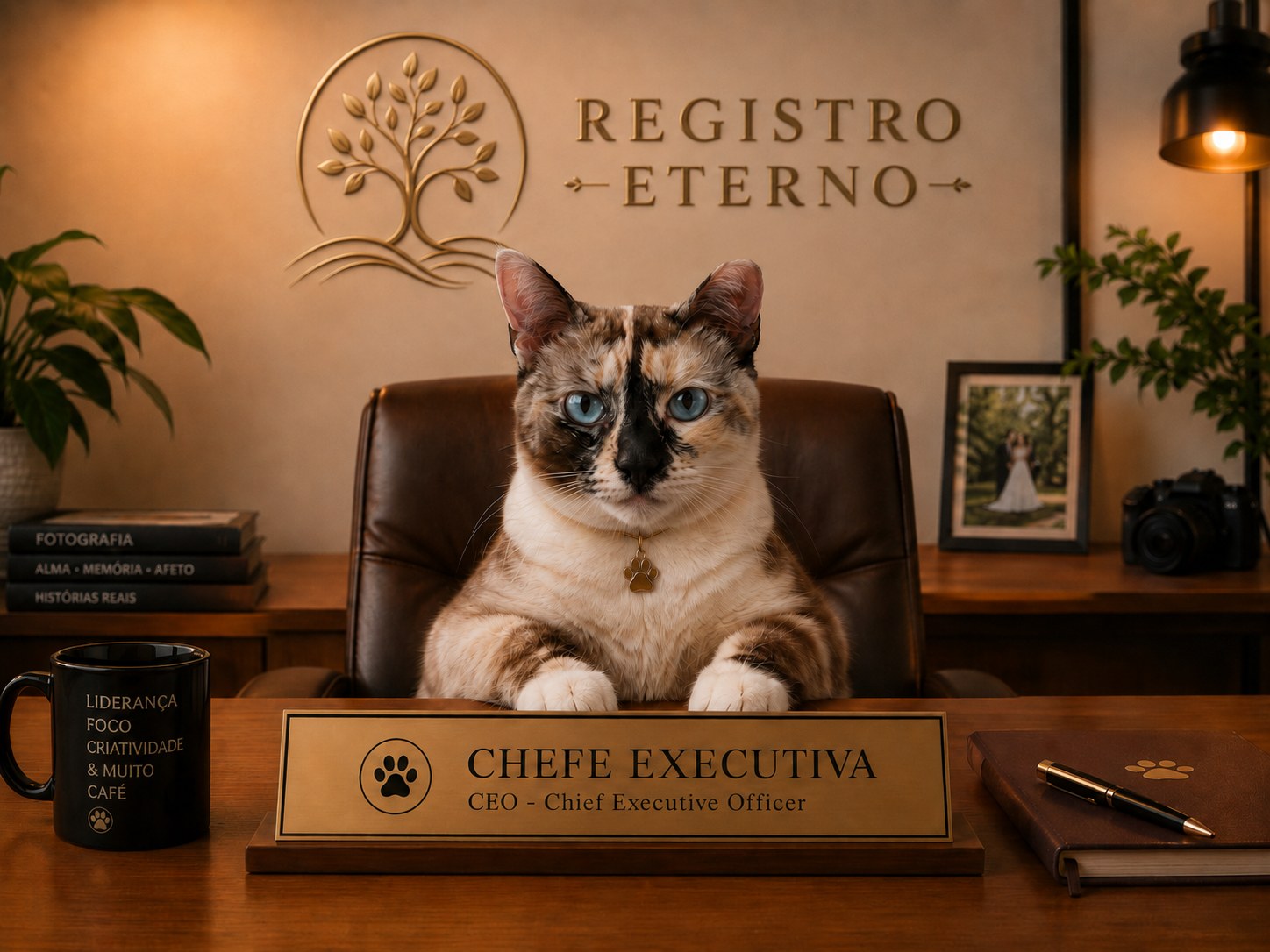 Saray como chefe executiva da Registro Eterno