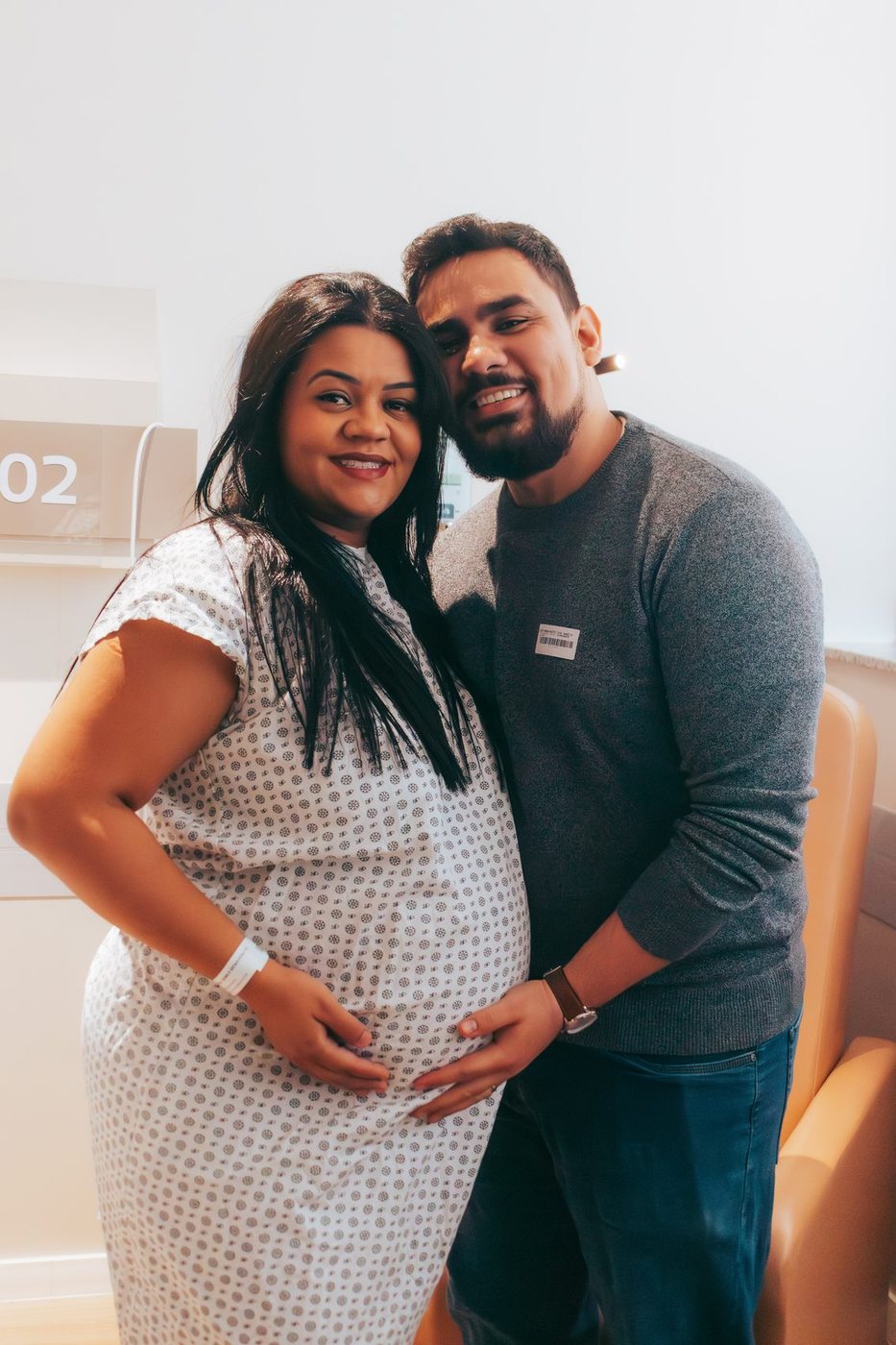 Família aguardando o nascimento do bebê